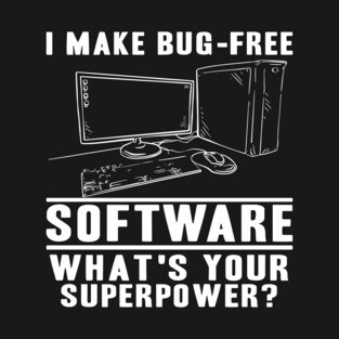 Funny Software Developer Superpower Coding Gift T-Shirt