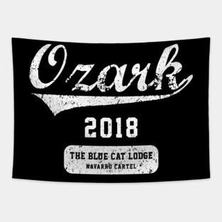 The Blue Cat Lodge Ozark Tapestry