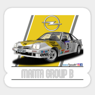 Opel Manta Group B Sticker