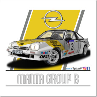 Opel Manta Group B Posters and Art