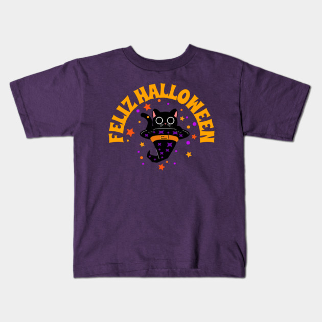 Feliz Halloween Kids T-Shirt by MCALTees