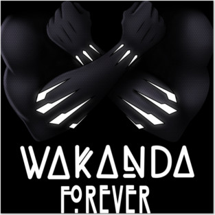Wakanda Forever Posters and Art