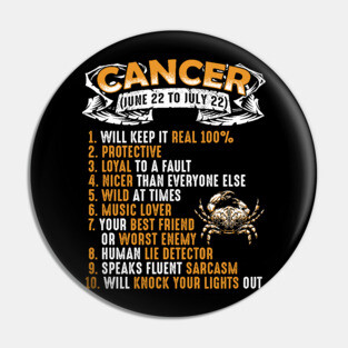 Horoscope: Cancer Pin