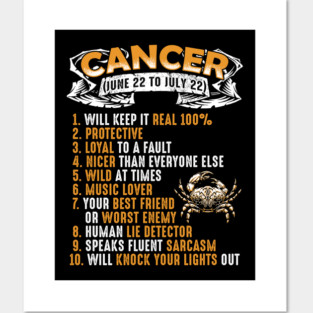 Horoscope: Cancer Posters and Art