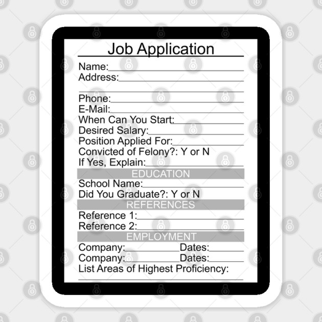 Scary Costume Job Application Sticker by belownormal