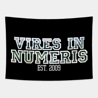 Road in Mountains Vires in Numeris Cryptocurrency Bitcoin Tshirt Tapestry