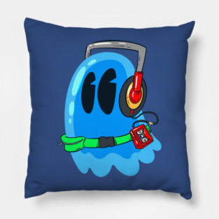 Retro Ghost Pillow
