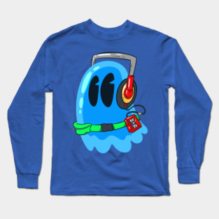 Retro Ghost Long Sleeve T-Shirt