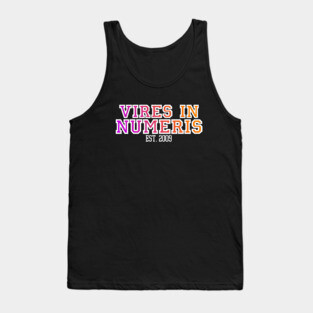 Vires in Numeris Logo Cryptocurrency Bitcoin Ethereum Tshirt Tank Top