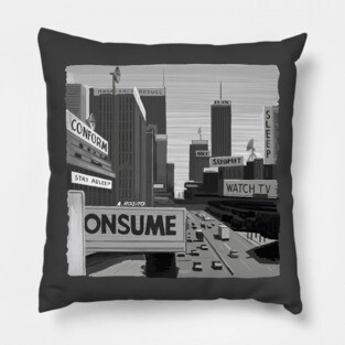 They Live Illustration by Burro Pillow