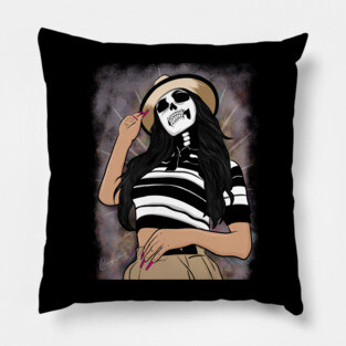 chola skull Pillow