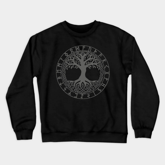 Yggdrasil Crewneck Sweatshirt by DarkChoocoolat