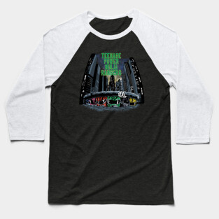 Teenage Power Ninja Rangers Baseball T-Shirt
