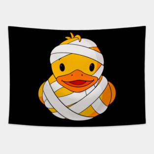 Mummy Rubber Duck Tapestry