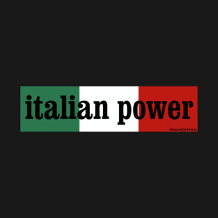 Retro Revival - “Italian Power” Bumper Sticker T-Shirt