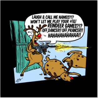 Rudolph Loses It Posters and Art