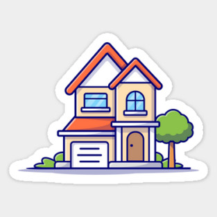 House Building (3) Sticker