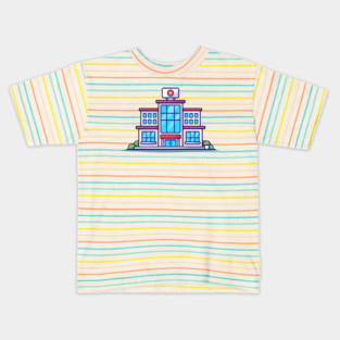 Hospital Building Kids T-Shirt