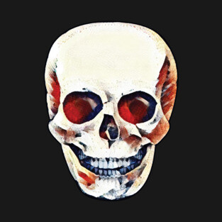 Red-Eyed Skull T-Shirt
