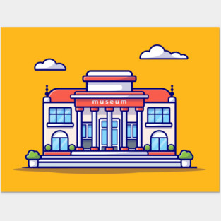 Museum Building Posters and Art