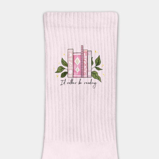 I'd rather be reading - pink by Ellen Wilberg