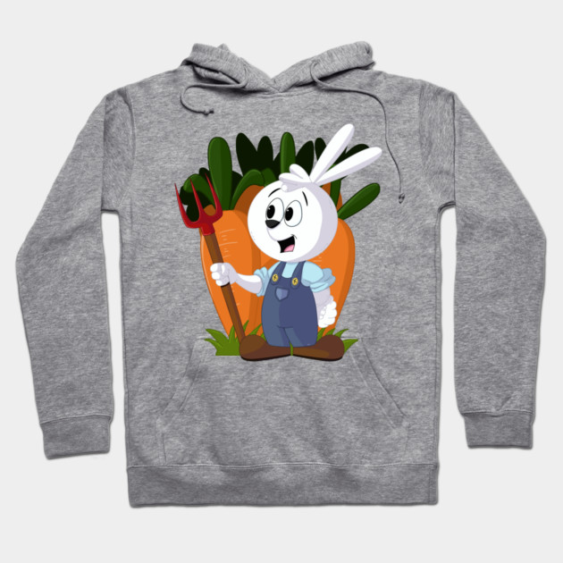 RABBIT FARMER Hoodie by droidmonkey