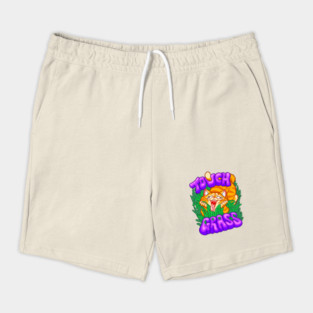Touch Grass Cat Shorts