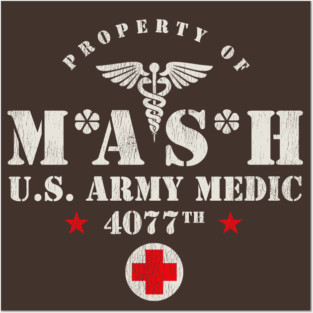 MASH 4077 Vintage Logo Posters and Art
