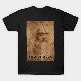 Self Portrait Leonardo Da Vinci High Renaissance Artist T-Shirt