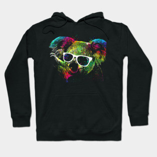 Technicolor Koala Hoodie