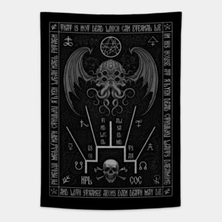 Cthulhu Schema Mono - Azhmodai 2021 Tapestry