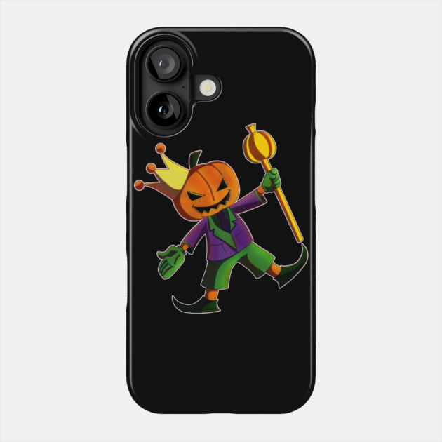 THE PUMPKIN KING Phone Case by droidmonkey
