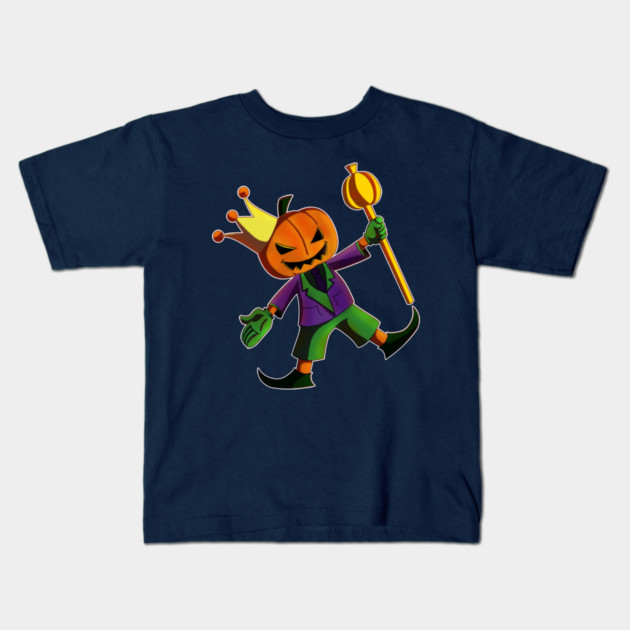 THE PUMPKIN KING Kids T-Shirt by droidmonkey