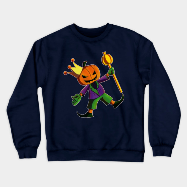 THE PUMPKIN KING Crewneck Sweatshirt by droidmonkey