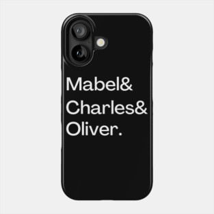 Mabel & Charles & Oliver Only Murders Phone Case