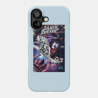 Silver Surfer Phone Case