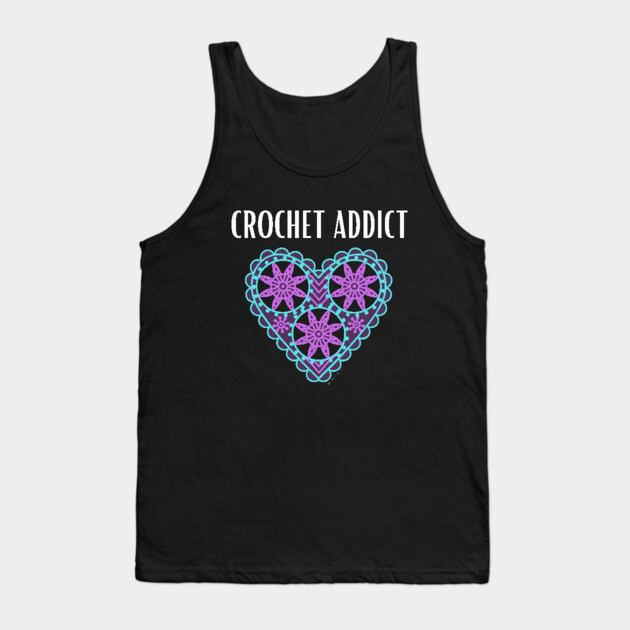 Crochet Addict Tank Top by Desert Hippie Designs