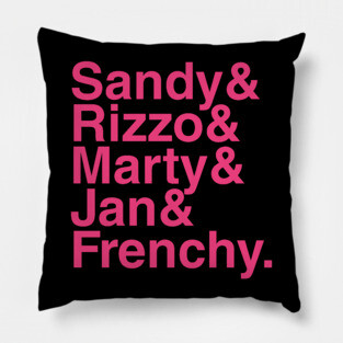 GREASE PINK LADIES Pink Ladies Shirt Pillow