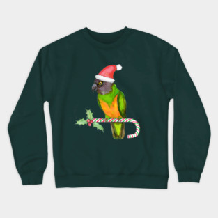 Senegal parrot Christmas style Crewneck Sweatshirt