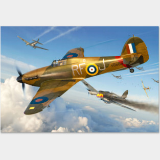 Hawker Hurricane Defender Posters and Art
