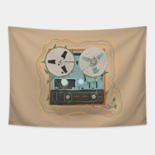 Tape Machine Tapestry