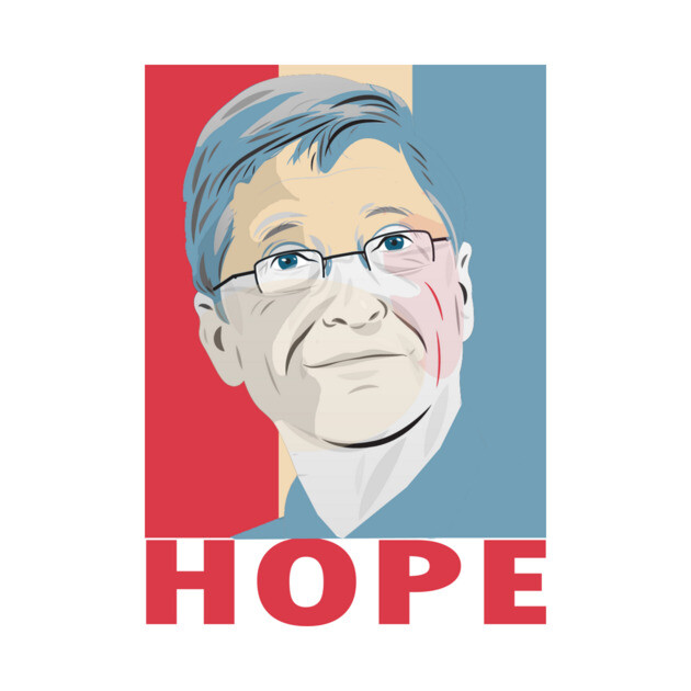 Bill Gates by Creation Cartoon