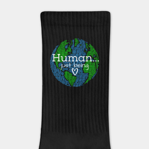 Human...Just Being Heart on Earth by Desert Hippie Designs