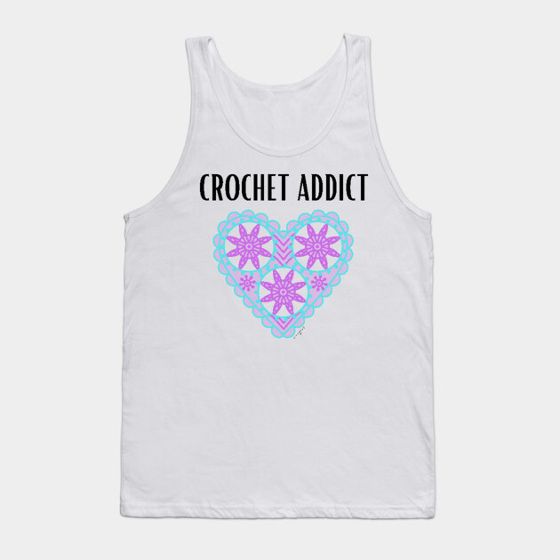 Crochet Addict Tank Top by Desert Hippie Designs