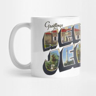 Greetings from New Jersey Mug
