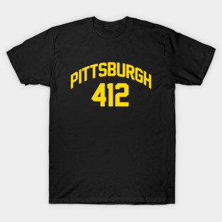 Pittsburgh Area Code 412 Jersey T-Shirt