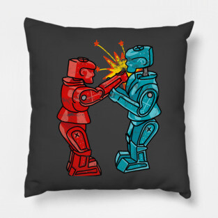 Rock 'em Sock 'em Robots Pillow