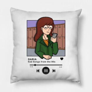 Daria Playlist Pillow