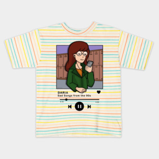 Daria Playlist Kids T-Shirt