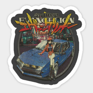 Evangelion Misato Katsuragi 1995 Sticker
